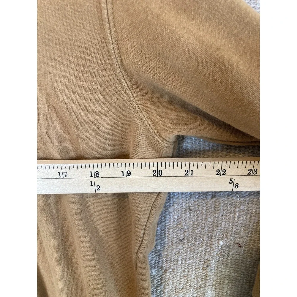 Mens Sz Medium The North Face Tan Hooded‎ Sweater Pullover